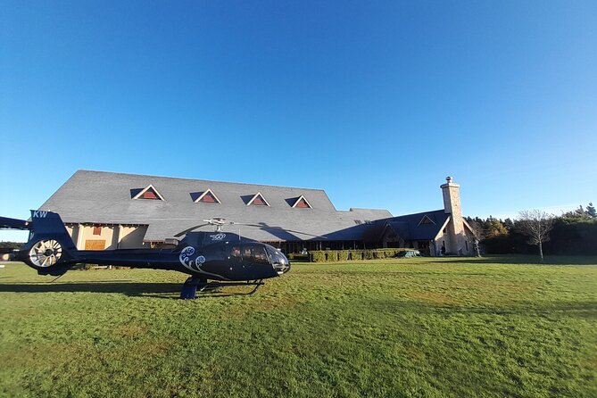 North Canterbury Helicopter Winery lunch